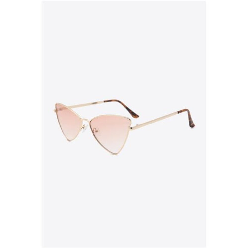 Metal Frame Cat-Eye Sunglasses